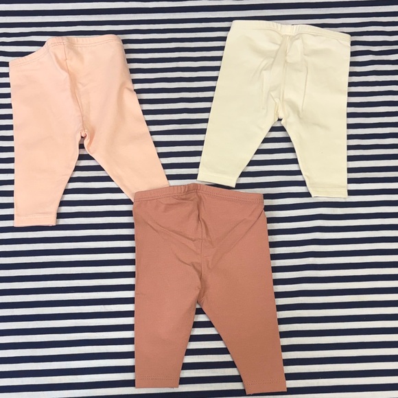Amazon Essentials x Sofia Grainge 3 Pack of Solid Leggings Size Newborn - Picture 2 of 4